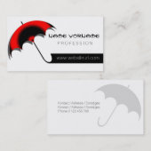 schirm visitenkarte (Vorne/Hinten)