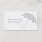 schirm visitenkarte (Rückseite)