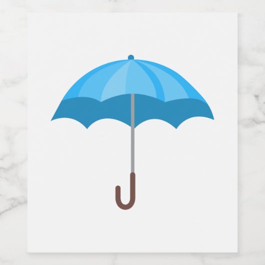 Schirm Weinetikett (Einzelnes Label)