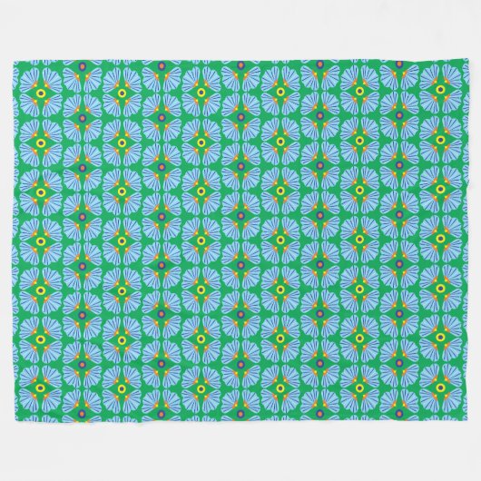 Schirme Blume Fleece Blanket (3 Größen) (Vorderseite (Horizontal))