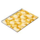 SCHIRME DER LIEBE VON GELBEN WASSERFARBEN NOTIZBLOCK (Linke Seite)