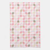 SCHIRMEN VON PINKBROWN, WEISS, BLASEN GESCHIRRTUCH (Vertikal)