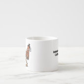 Schirmgeister Yokai - mit Koffeinat verziert Espressotasse (Vorderseite)