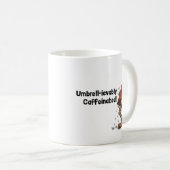 Schirmgeister Yokai - mit Koffeinat verziert Kaffeetasse (VorderseiteRechts)