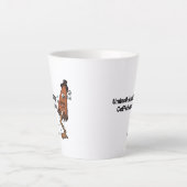 Schirmgeister Yokai - mit Koffeinat verziert Milchtasse (Vorderseite)