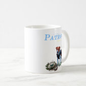 Schirmherr des ukrainischen Pyrotechnikers Hund Kaffeetasse (VorderseiteRechts)