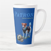 Schirmherr des ukrainischen Pyrotechnikers Hundeka Milchtasse (Rechts)