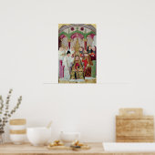 Schirmherrschaft eines Bischofs, Valencianische Sc Poster (Küche)