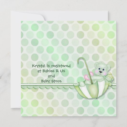 Schirmminze - Einladung (Rückseite)