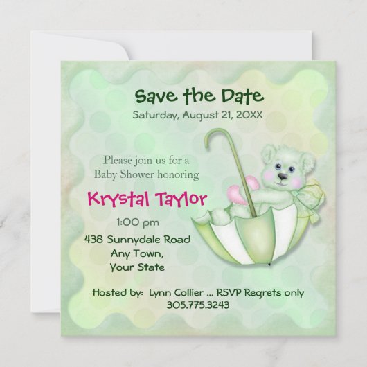 Schirmminze - Einladung (Vorderseite)