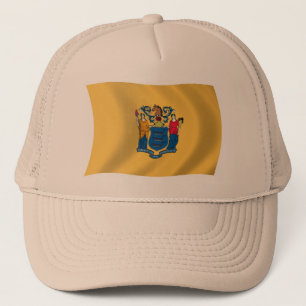 Schirmmütze mit Flagge von New Jersey Truckerkappe