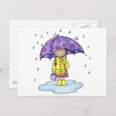 Schirmwolle Postkarte (Vorne/Hinten)