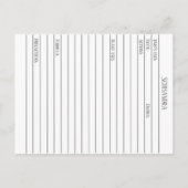 Schisandra Herb Materia Medica Cards Kräuterstudie Postkarte (Rückseite)