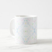 Schism Light Abstract Rainbow White Watercolor Art Kaffeetasse (Vorderseite Links)