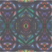 Schisma Dunkler Regenbogen Abstracte Aquarellkunst Aufkleber (Vorderseite)
