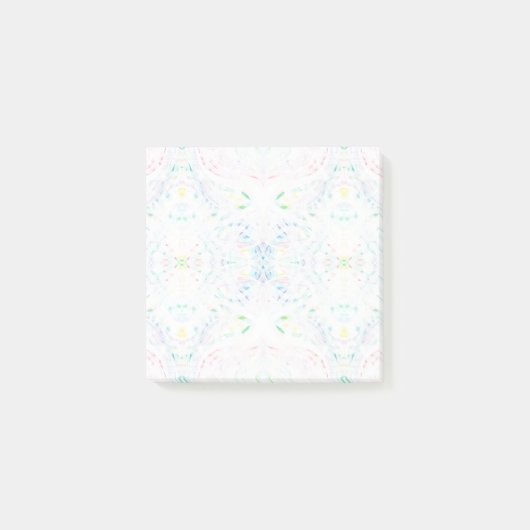 Schisma-Licht-Regenbogen-Abstrakte-Aquarell-Kunst Post-it Klebezettel (Vorderseite)