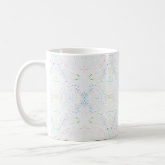 Schisma Licht Regenbogen Abstrakte Aquarellkunst Kaffeetasse (Links)