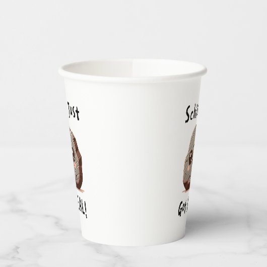 Schist Got Real - Nerdy Rock Pun - Glückwunsch/Luc Pappbecher (Links)