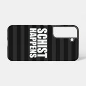 Schist Happens Geology Samsung Galaxy Hülle (Rückseite (Horizontal))