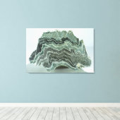 Schist Rock Leinwanddruck (Insitu (Holzboden))