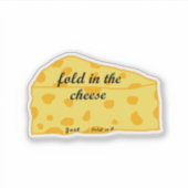 Schitt's Creek : falten im Käse ( ew, dawid ) Aufkleber (Vorderseite)