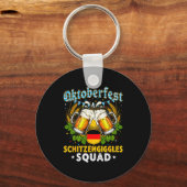 Schitzengiggles Squad Munich Beer Bavarian Schlüsselanhänger (Vorderseite)