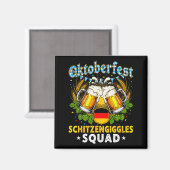 Schitzengiggles Truppe München Bier Bayerisch Magnet (Vorderseite/Rückseite)