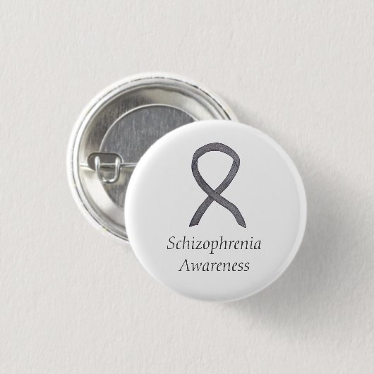 Schizophrenie Bewusstsein Ribbon Custom Buttons (Vorne & Hinten)