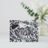 Schizophrenische Erinnerung II Postkarte (Stehend Vorderseite)