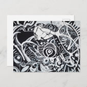 Schizophrenische Erinnerung II Postkarte (Vorne/Hinten)
