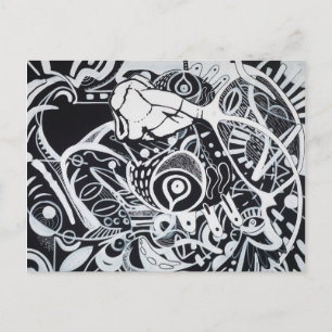 Schizophrenische Erinnerung II Postkarte