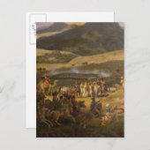 Schlacht am Berg Thabor, 16. April 1799, 1808 Postkarte (Vorne/Hinten)