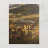 Schlacht am Berg Thabor, 16. April 1799, 1808 Postkarte (Vorderseite)