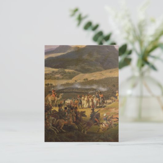 Schlacht am Berg Thabor, 16. April 1799, 1808 Postkarte (Stehend Vorderseite)