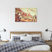 Schlacht am Bunkerberg Leinwanddruck (Insitu (Schlafzimmer))
