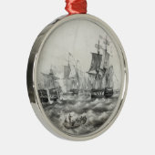 Schlacht am Erie-See Ornament Aus Metall (Rechts)
