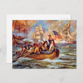 Schlacht am Erie-See Postkarte (Vorne/Hinten)