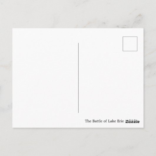 Schlacht am Erie-See Postkarte (Rückseite)