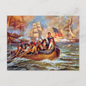 Schlacht am Erie-See Postkarte (Vorderseite)