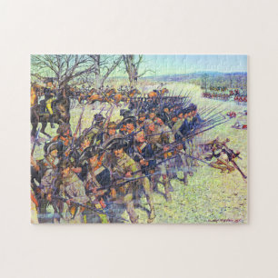 Schlacht am Guilford Courthouse Charles McBarron Puzzle