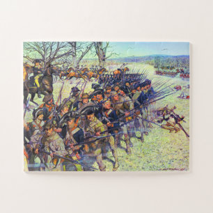 Schlacht am Guilford Courthouse Charles McBarron Puzzle