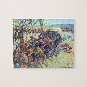 Schlacht am Guilford Courthouse Charles McBarron Puzzle