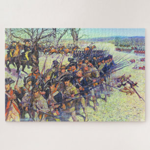 Schlacht am Guilford Courthouse Charles McBarron Puzzle