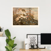 Schlacht am Lookout Mountain durch Kurz & Allison Poster (Heimbüro)