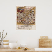 Schlacht am Tannenberg Poster (Küche)