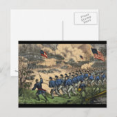 Schlacht am Zedernberg Postkarte (Vorne/Hinten)