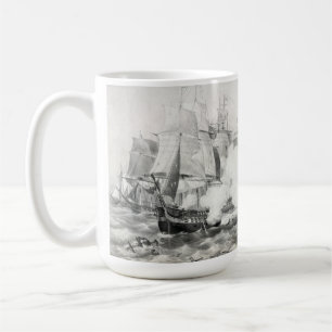 Schlacht auf dem Eriesee Kaffeetasse
