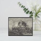 Schlacht auf der Insel Sullivan Postkarte (Stehend Vorderseite)