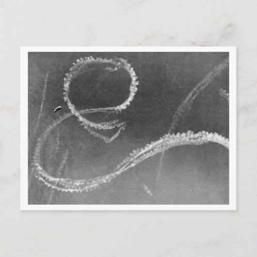 Schlacht bei Britain & The Blitz: #17 Vapor Trails Postkarte (Vorderseite)