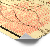 Schlacht bei Chickamauga - Panoramabalkarte des Zi Poster (Ecke)